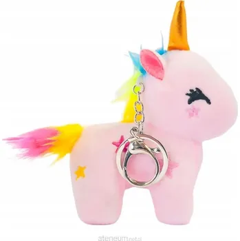 Přívěsek Na Klíče plyšový jednorožec MIX