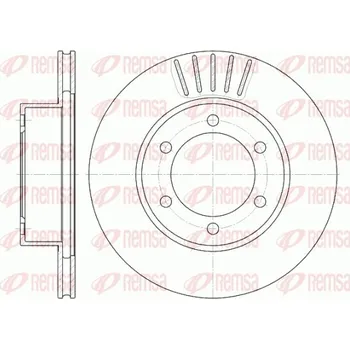 Brzdový kotouč Brzdový kotouč REMSA 6562.10