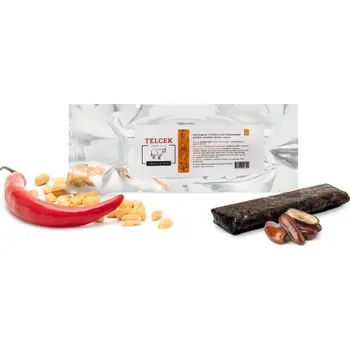 TELCEK Hovězí proteinová tyčinka (hovězí, arašídy, datle, chilli), 50 g