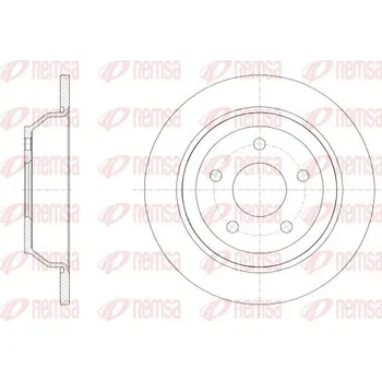 Brzdový kotouč Brzdový kotouč REMSA 62538.00