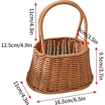 Úložný box Proutěný košík úložný | úložný koš - Košík C