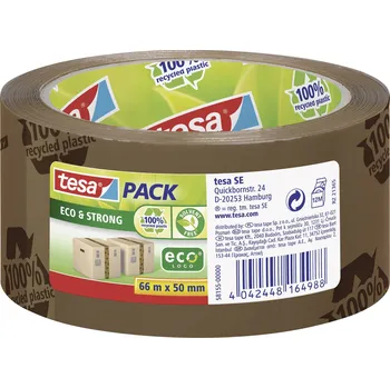 Izolační páska tesa ECO a STRONG 58155-00000-00 balicí lepicí páska TESAPACK® hnědá (d x š) 66 m x 50 mm 1 ks