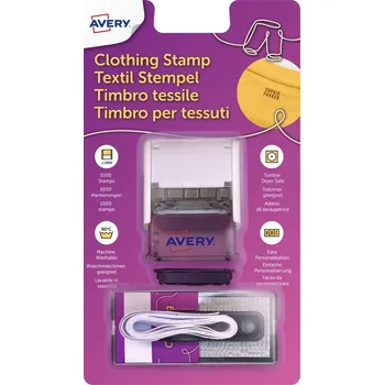 Samolepící etiketa Avery Zweckform CSTAMP.EU Razítko na textil, označování bez žehlení či šití