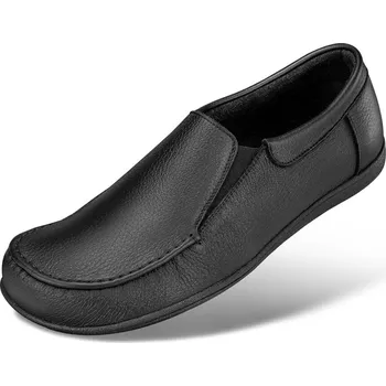 Dámská zdravotní obuv Dámské nazouvací mokasíny, losí ražená useň, černá: 42