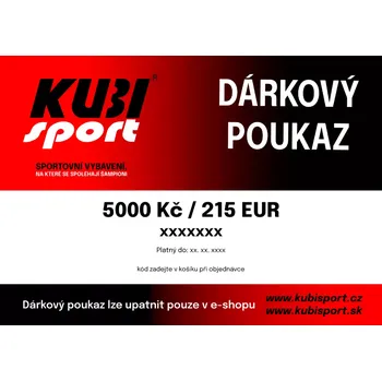 Dárková visačka Dárkový poukaz v hodnotě 5.000 Kč / 215 EUR