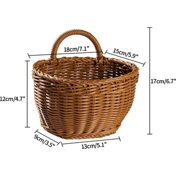 Úložný box Proutěný košík úložný | úložný koš - S4