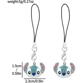 Náhrdelník Roztomilý náhrdelník s kamínky | šperk - 2ks klíčenek