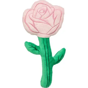 Hračka pro psa Rose VALENTINE, valentýnská růže 28 cm, růžová - LIMITOVANÁ NABÍDKA