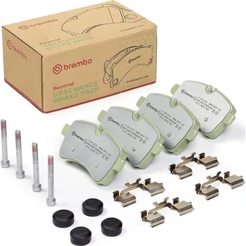 Brzdová destička Sada brzdových destiček, kotoučová brzda BREMBO P A6 027G