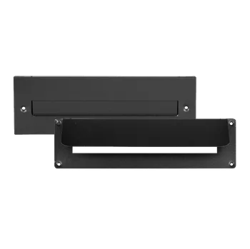 Poštovní schránka Schránkový vhoz 275x90 mm, grafit, pozinkovaný plech, povrch - prášková barva, max. formát listu: A4