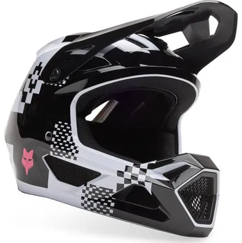 Cyklistická přilba Integrální helma Fox Rampage Digi Image MIPS Black/White - M