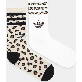 Pánské ponožky Ponožky adidas Originals 2-pack JJ1636 béžová 08X, vel. 40/42