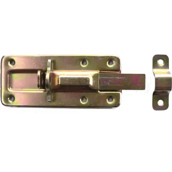 Příslušenství pro plot Petlice univerzální 80 mm, žlutý zinek