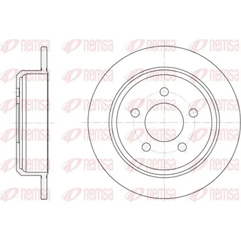 Brzdový kotouč Brzdový kotouč REMSA 6913.00