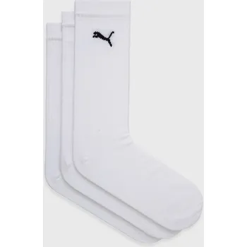 Pánské ponožky Ponožky Puma Sport Crew (3-pack) 907940 bílá 00X, vel. 35/38