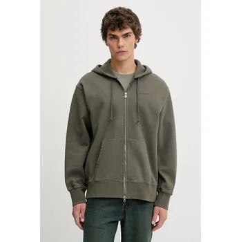 Pánská mikina Mikina Levi's AUTHENTIC FULL ZIP A9265.0007 zelená 97X, vel. S