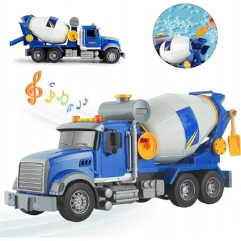 autíčko HRAČKA NÁKLADNÍ AUTO MÍCHAČKA NA BETON SE ZVUKY A SVĚTLY DÁREK VÁNOČNÍ