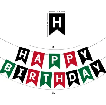 Party dekorace Narozeninová girlanda happy birthday | dekorace, party - 8