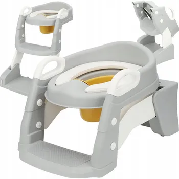 Nočník Nástavec na WC sedátko Bedee šedý