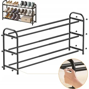 Botník Bedee 45 x 41,5 x 24 cm černá