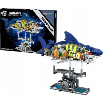 ostatní stavebnice Stavebnice 687 Ks Žralok mechanický se světlem 12+ model mořský