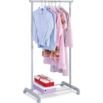 Věšák Stojací věšák plastový Autronic šedý