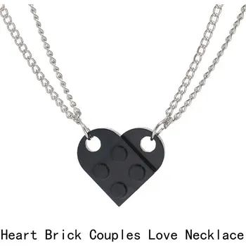 Přívěsek 2 ks Párové klíčenky srdce pro pár | přívěsek - 4