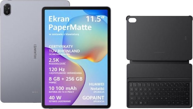 Huawei MatePad 11,5'' 2025 8GB/256GB WiFi šedý + klávesnice