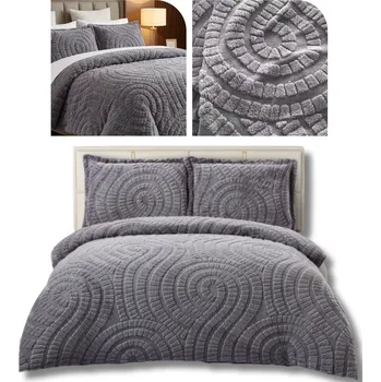 Povlečení SADA POVLEČENÍ MEDVÍDEK 200X220CM MĚKKÝ FLANEL TEPLÝ ZIMNÍ SUPER