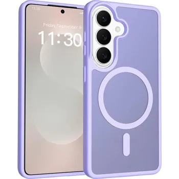 Pouzdro na mobilní telefon JP MagFit Colour MagSafe obal s N52 magnetem, Samsung Galaxy S26, fialový