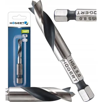 Vrták Vrták do dřeva 8 mm, šestihranná stopka (HEX), HT6D348