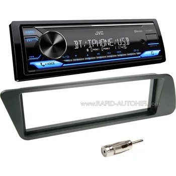 Audio Autorádio PEUGEOT 306 JVC KD-X382BT Bluetooth s instalační sadou