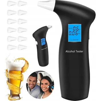 IP kamera Elektrochemiczny Alkomat Policyjny s Kalibrací a Náustky Výsledek za 5 Sekund