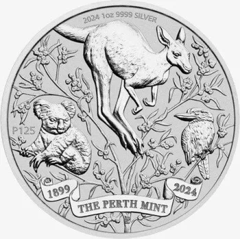 STŘÍBRNÁ MINCE 125TH ANNIVERSARY PERTH MINT 1 OZ 2024