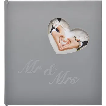 Fotoalbum KPH svatební Mr a Mrs šedé