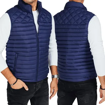 Pánská vesta DStreet pánská vesta TX5077 modrá, velikost XXL