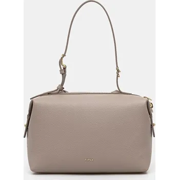 Kabelka Kožená kabelka Furla Double M Boston Bag WB01905.BX3036.4488S béžová 80A, vel. ONE SIZE