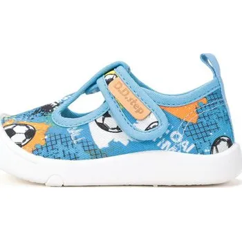 Dívčí bačkory D.D.step plátěnka C100 61811A Marine, velikost 28