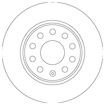 Brzdový kotouč Brzdový kotouč TRW DF6952