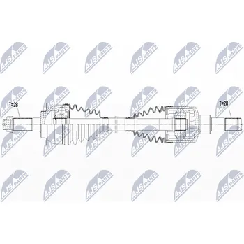 Poloosa kola Hnací hřídel AJS Parts NPW-SU-019