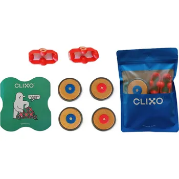 Díl pro stavebnice CLIXO Wheels - 4 kola a 2 spojky