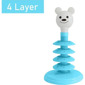 Stojan na víno Stojan na lízátka patrový plastový | organizér na sladkostí - Modrá 4 vrstvy