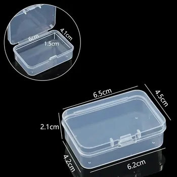 Úložný box Mini transparentní plastový úložný box | plastová krabička - 6,5 °C