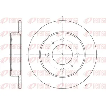 Brzdový kotouč Brzdový kotouč REMSA 6627.00