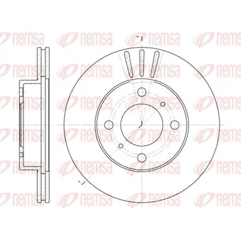 Brzdový kotouč Brzdový kotouč REMSA 6557.10