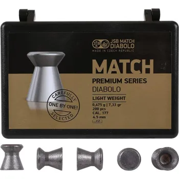 Vzduchovka Diabolky JSB Match PREMIUM Light Weight 4,5mm