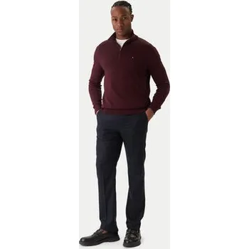Pánský svetr Tommy Hilfiger Svetr Essential MW0MW37331 Bordó Regular Fit L