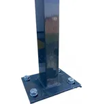 Retic Antracitový plotový sloupek 60x40 s patkou výška 1800 mm