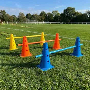 Atletická překážka KÖCK SPORT Set Kros 6+3 překážky, 38/100 cm (Varianta B)