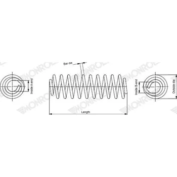 Auto-moto Pružina podvozku MONROE SP4514